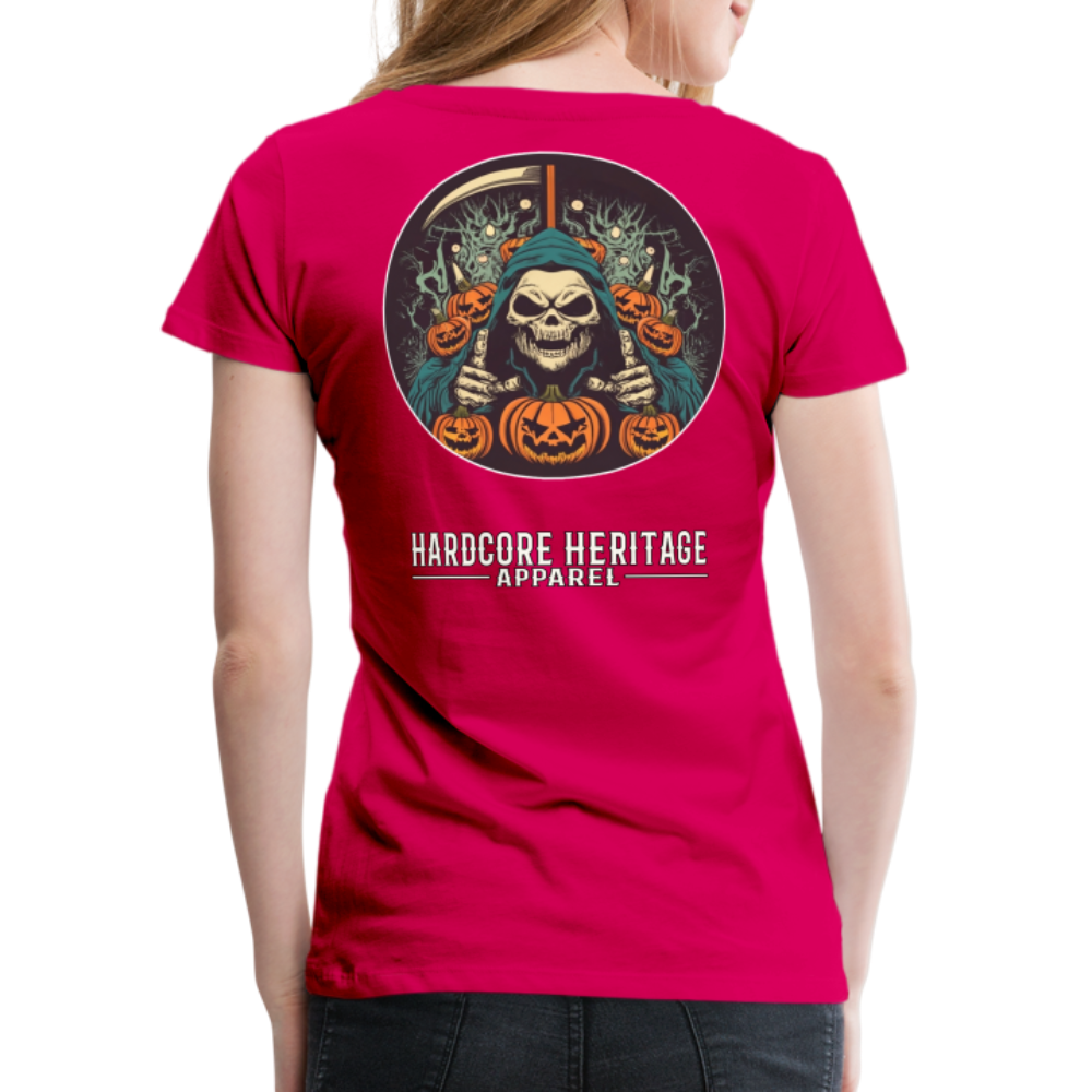 Jack-O-Reaper Women’s Tee - dark pink