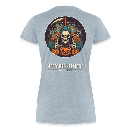 Jack-O-Reaper Women’s Tee - heather ice blue