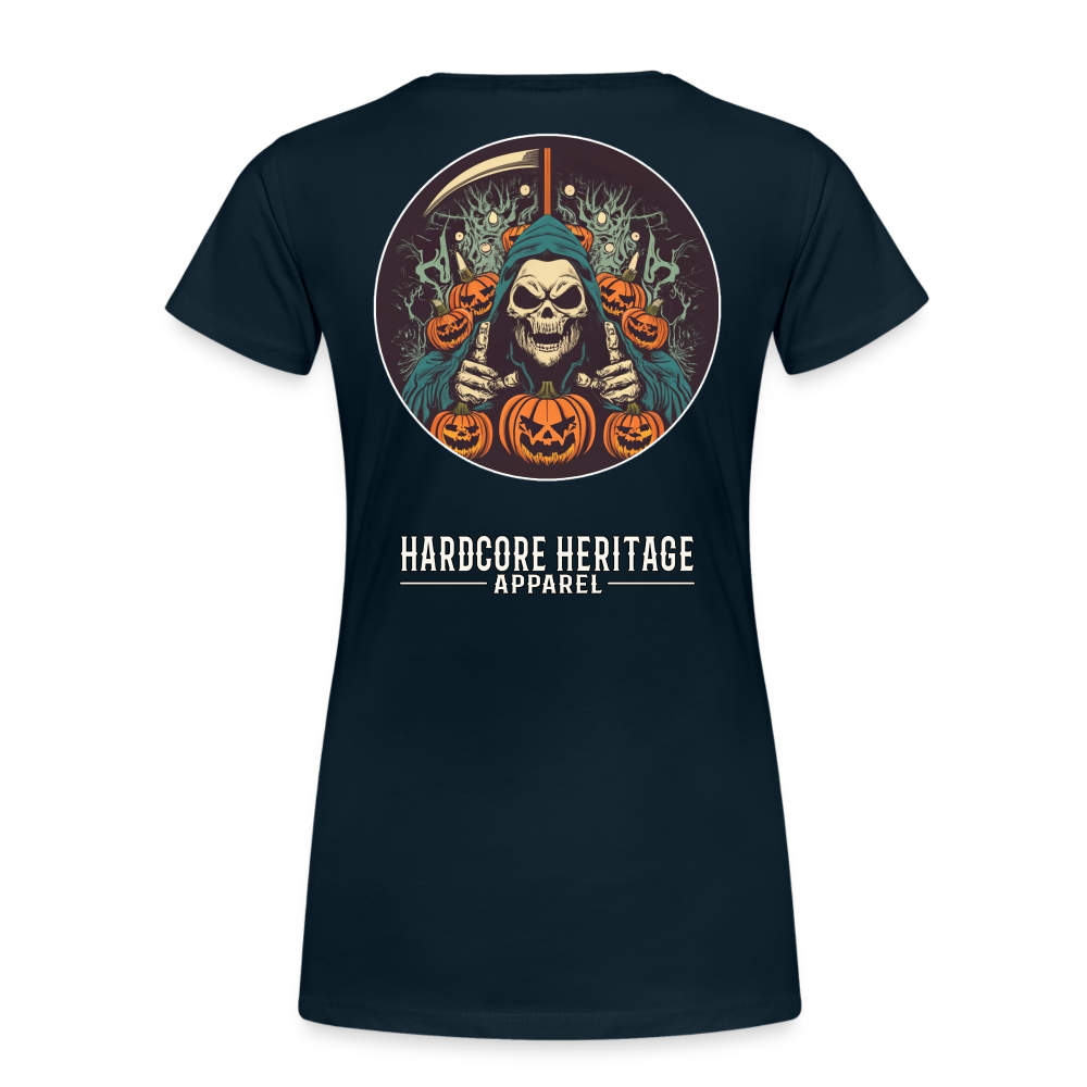 Jack-O-Reaper Women’s Tee - deep navy