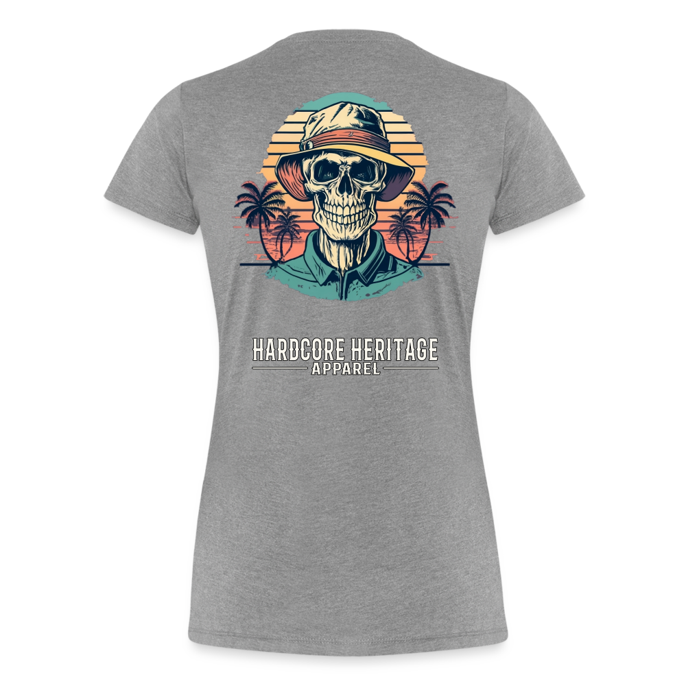 Island Retreat Women’s Tee - heather gray