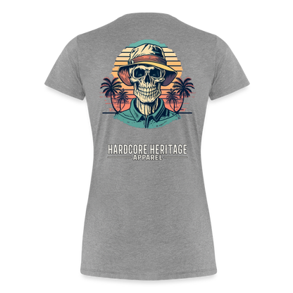 Island Retreat Women’s Tee - heather gray