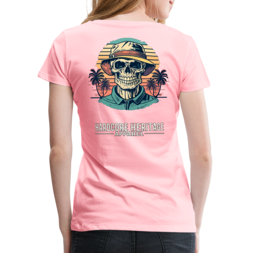 Island Retreat Women’s Tee - pink