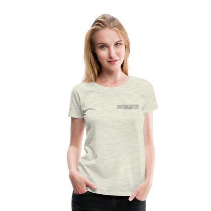 Island Retreat Women’s Tee - heather oatmeal