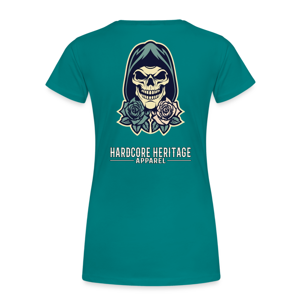 American Traditional Reaper Women’s Tee - teal