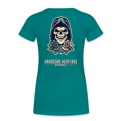 American Traditional Reaper Women’s Tee - teal