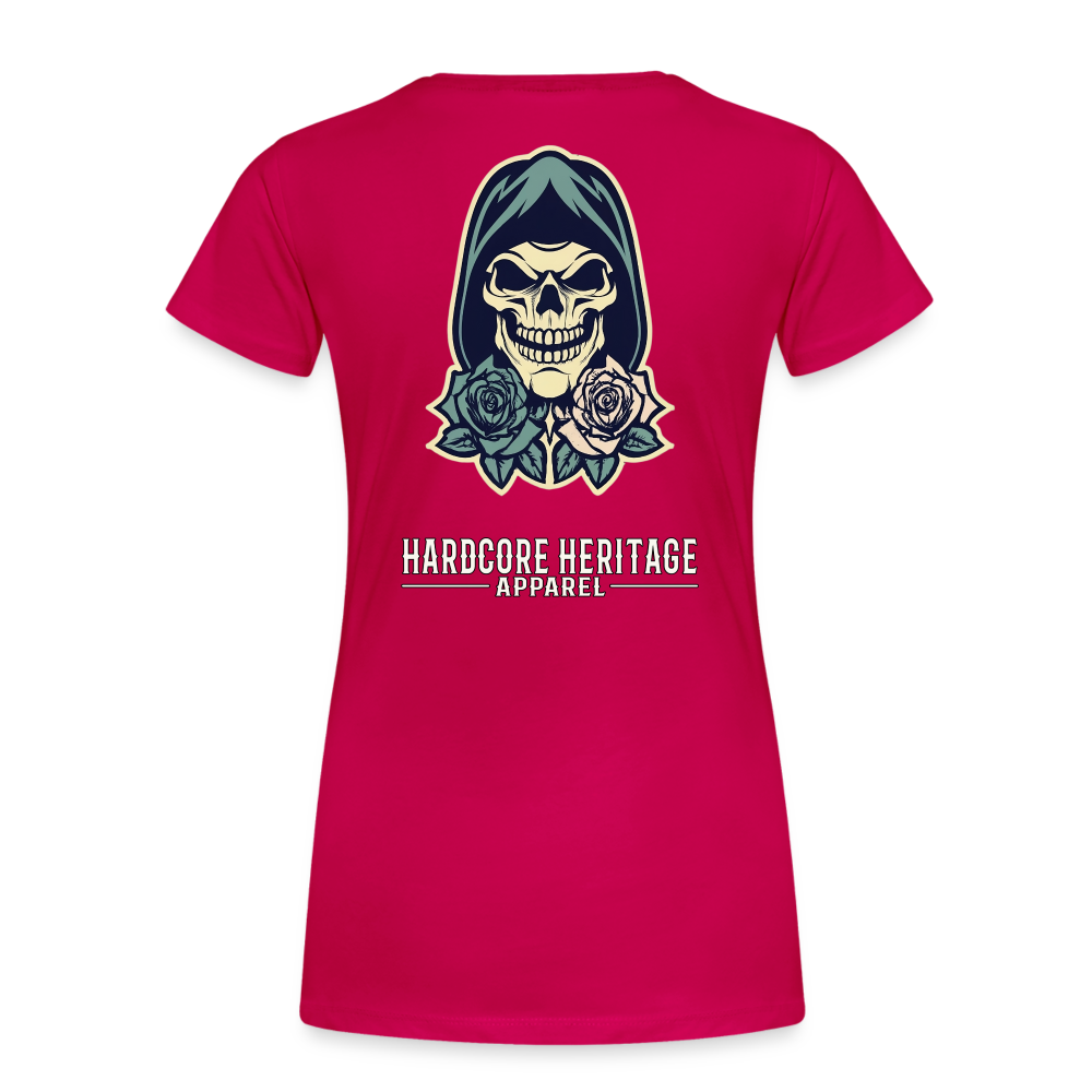 American Traditional Reaper Women’s Tee - dark pink