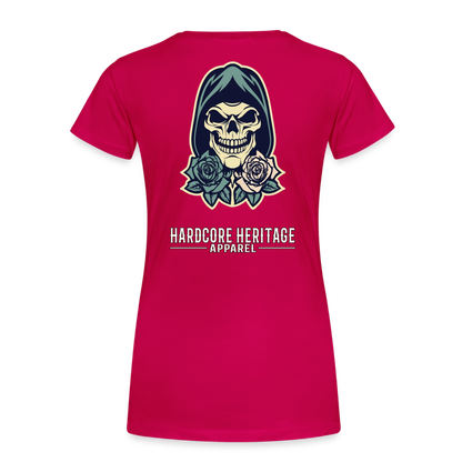 American Traditional Reaper Women’s Tee - dark pink