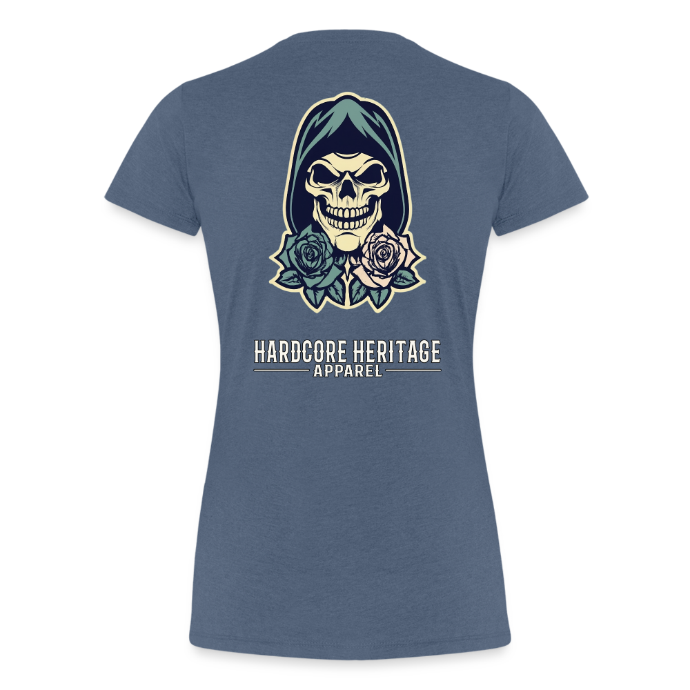 American Traditional Reaper Women’s Tee - heather blue