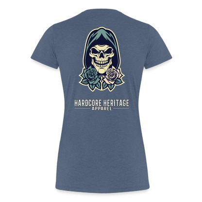 American Traditional Reaper Women’s Tee - heather blue