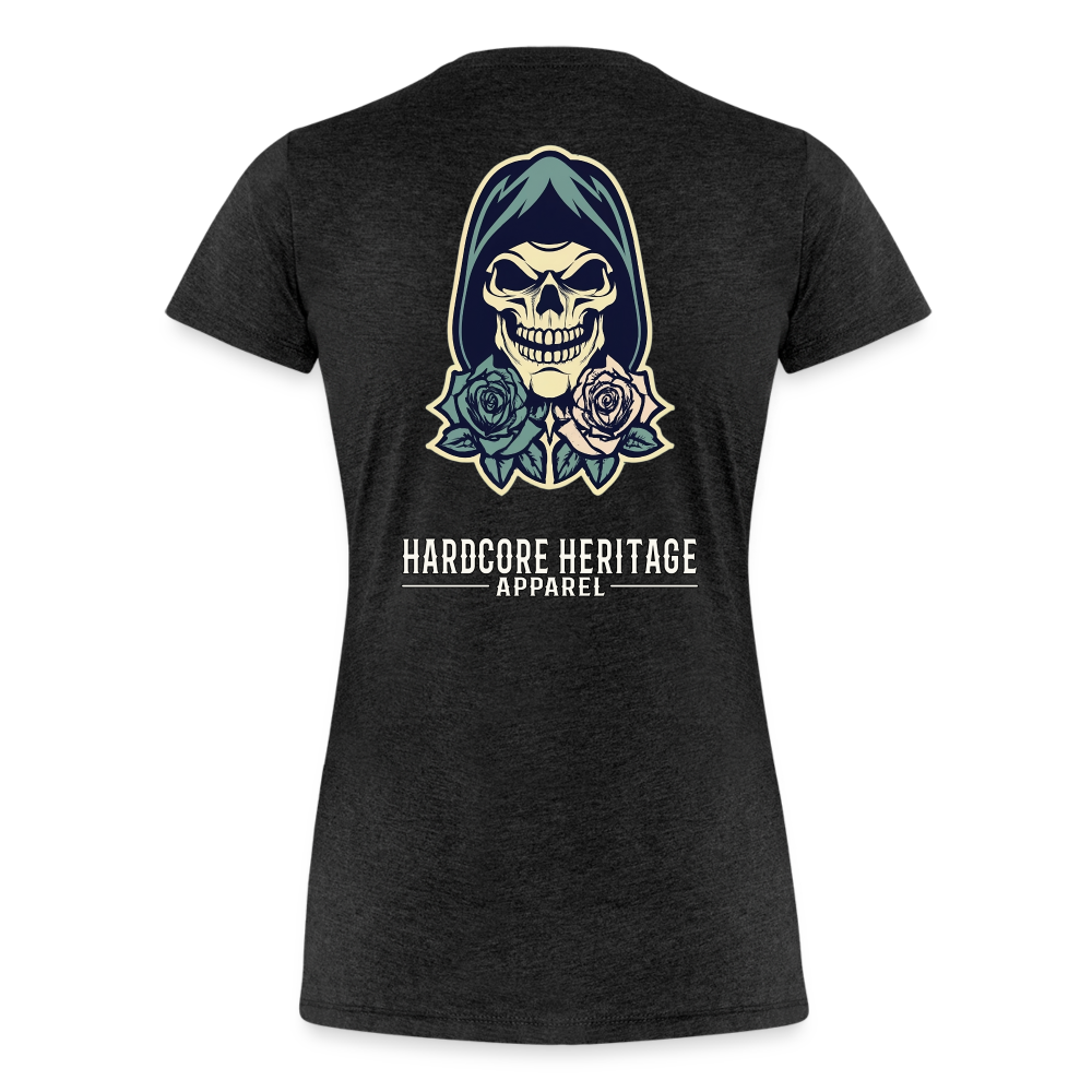 American Traditional Reaper Women’s Tee - charcoal grey