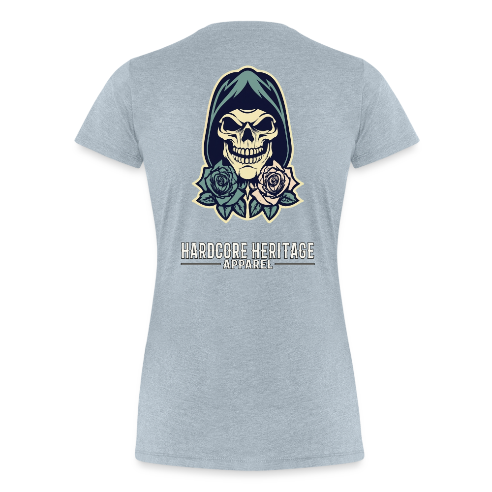 American Traditional Reaper Women’s Tee - heather ice blue