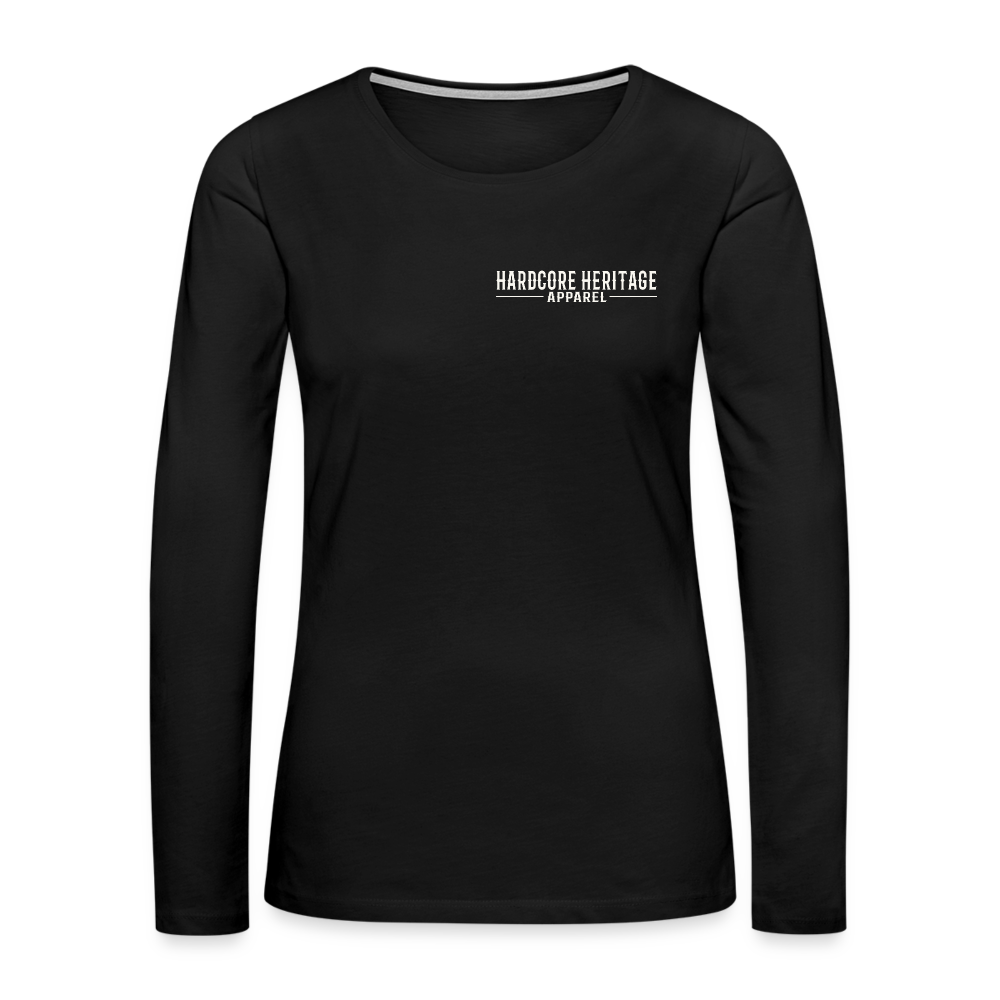 Trust is Earned Women's Long Sleeve Tee - black