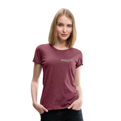 Life's a Beach Women’s Tee - heather burgundy