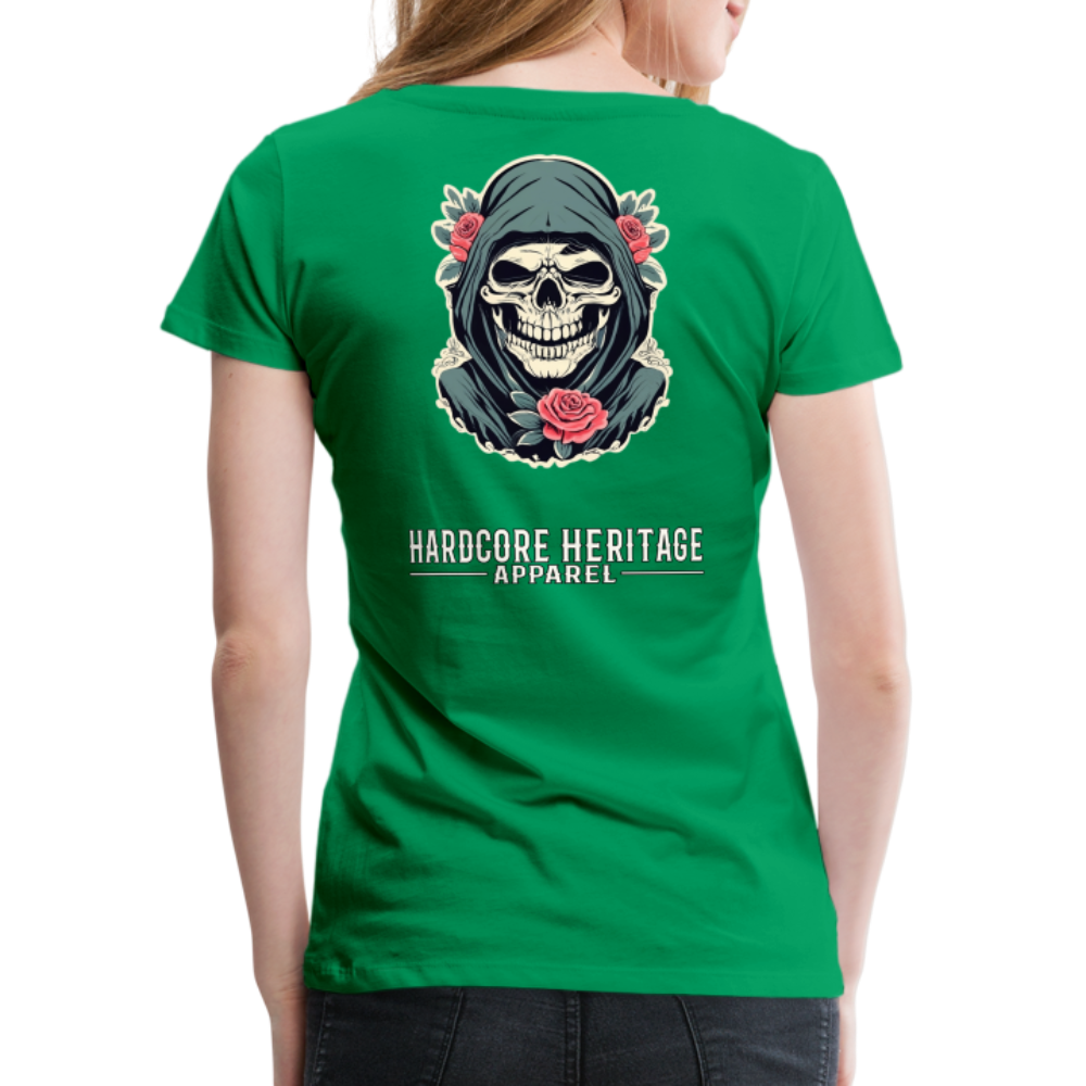 Death's Lover Women’s Tee - kelly green