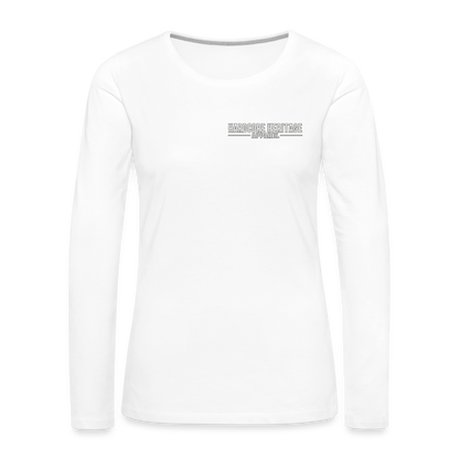 Ocean Dweller Women's Long Sleeve Tee - white