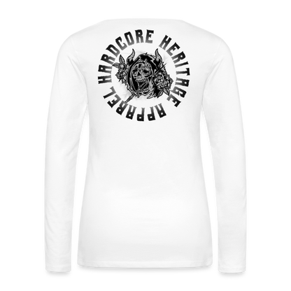 Ghoul Women's Long Sleeve Tee - white