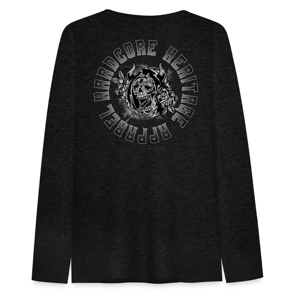 Ghoul Women's Long Sleeve Tee - charcoal grey