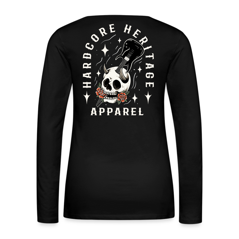 Hardcore Band Women's Long Sleeve Tee - black