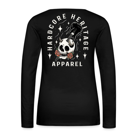 Hardcore Band Women's Long Sleeve Tee - black