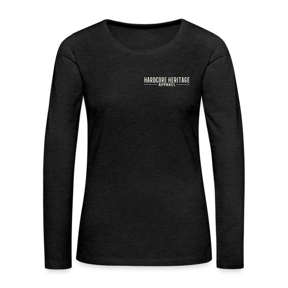 Hardcore Band Women's Long Sleeve Tee - charcoal grey