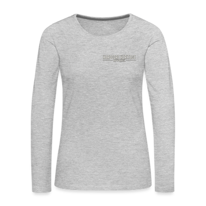 Rock Devil Women's Long Sleeve Tee - heather gray