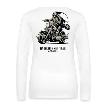 Reaper MC Women's Long Sleeve Tee - white