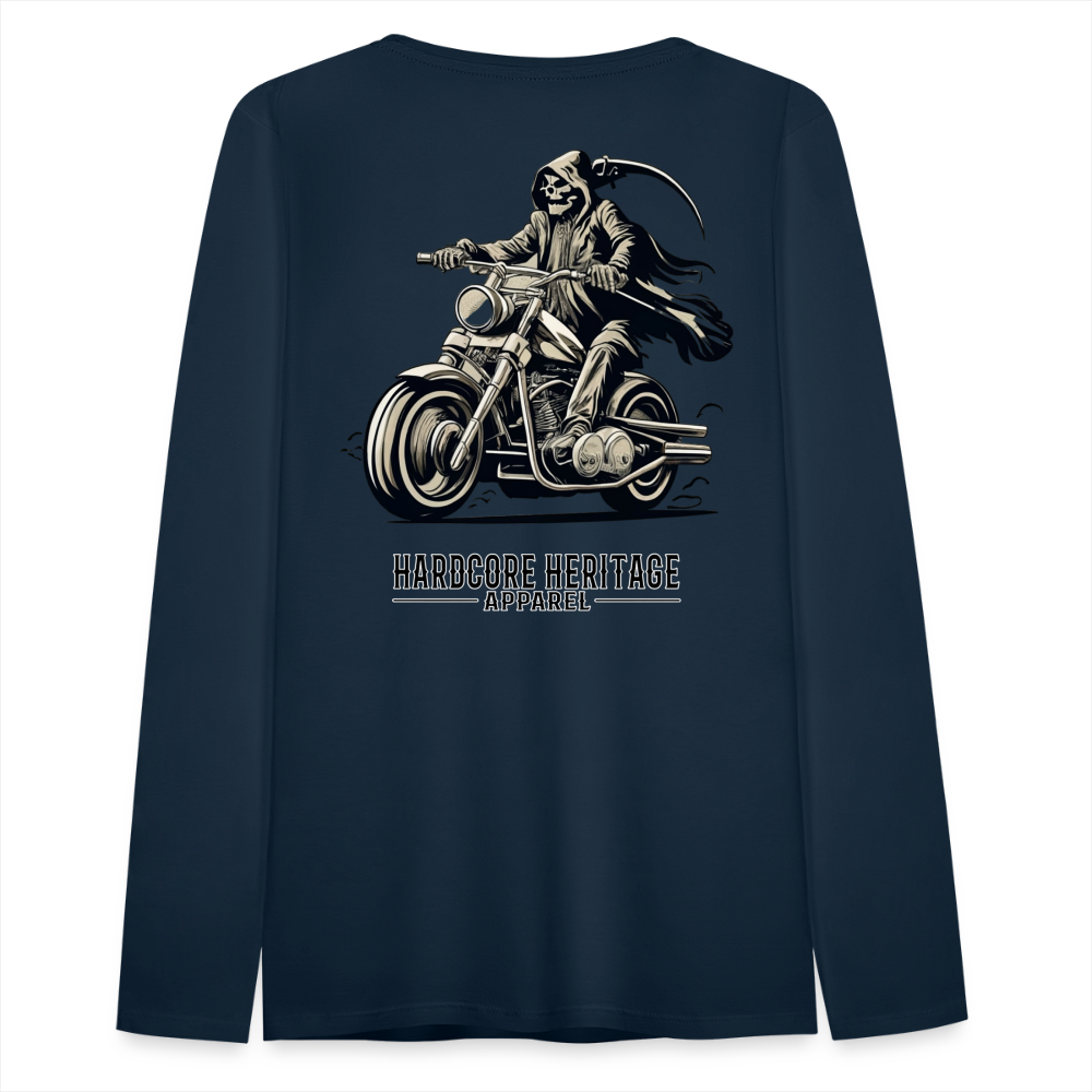 Reaper MC Women's Long Sleeve Tee - deep navy