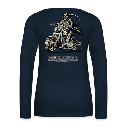 Reaper MC Women's Long Sleeve Tee - deep navy