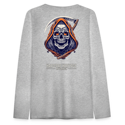 Messenger of Death Women's Long Sleeve Tee - heather gray