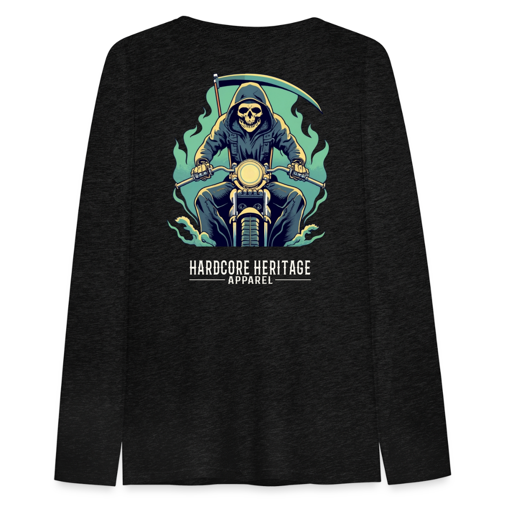 Reaper MC v2 Women's Long Sleeve Tee - charcoal grey