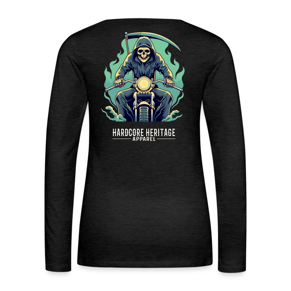 Reaper MC v2 Women's Long Sleeve Tee - charcoal grey