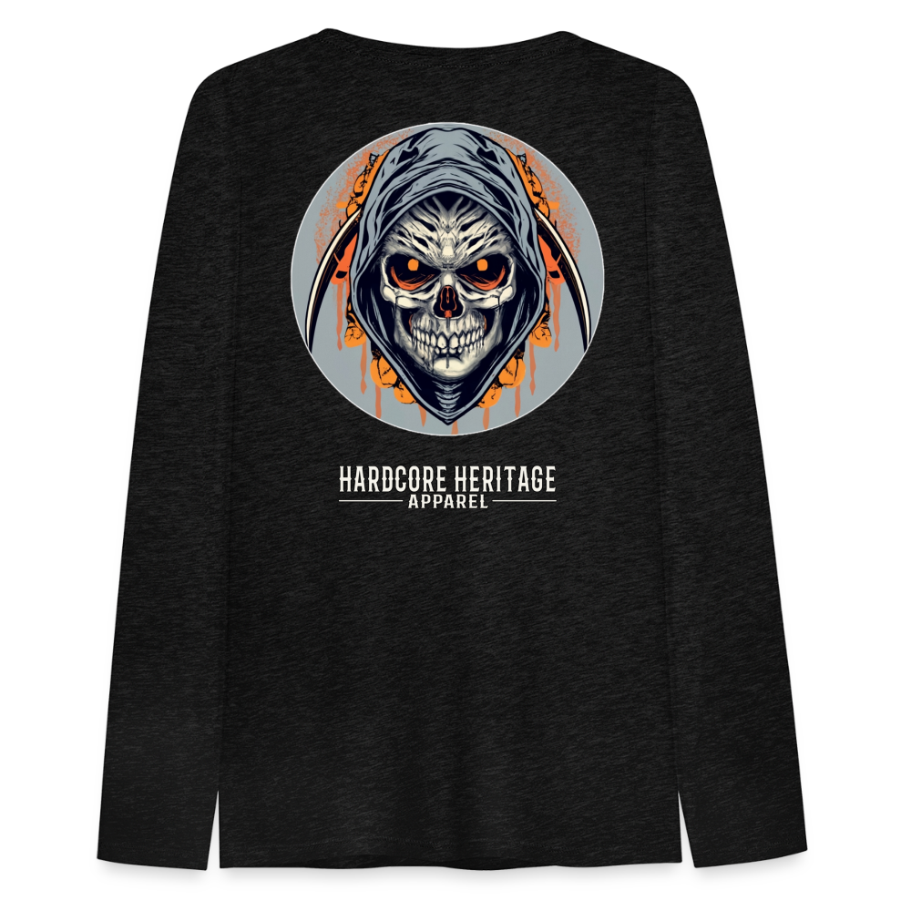 Soul Seeker Women's Long Sleeve Tee - charcoal grey