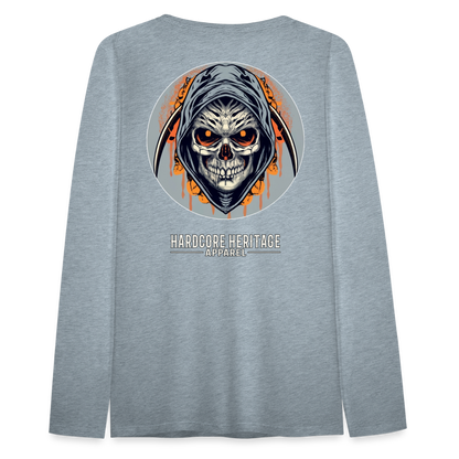 Soul Seeker Women's Long Sleeve Tee - heather ice blue