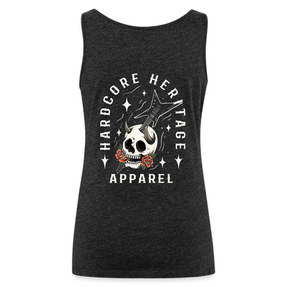 Hair Band Women’s Tank - charcoal grey