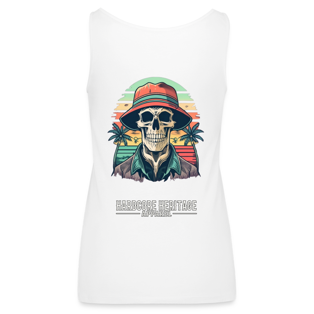 Another Day in Paradise Women’s Tank - white