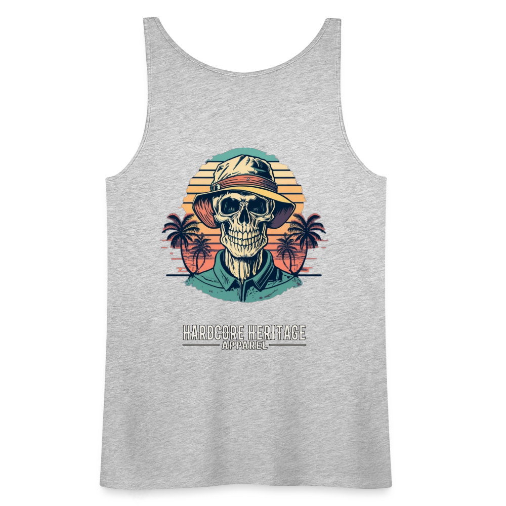 Island Retreat Women’s Tank - heather gray