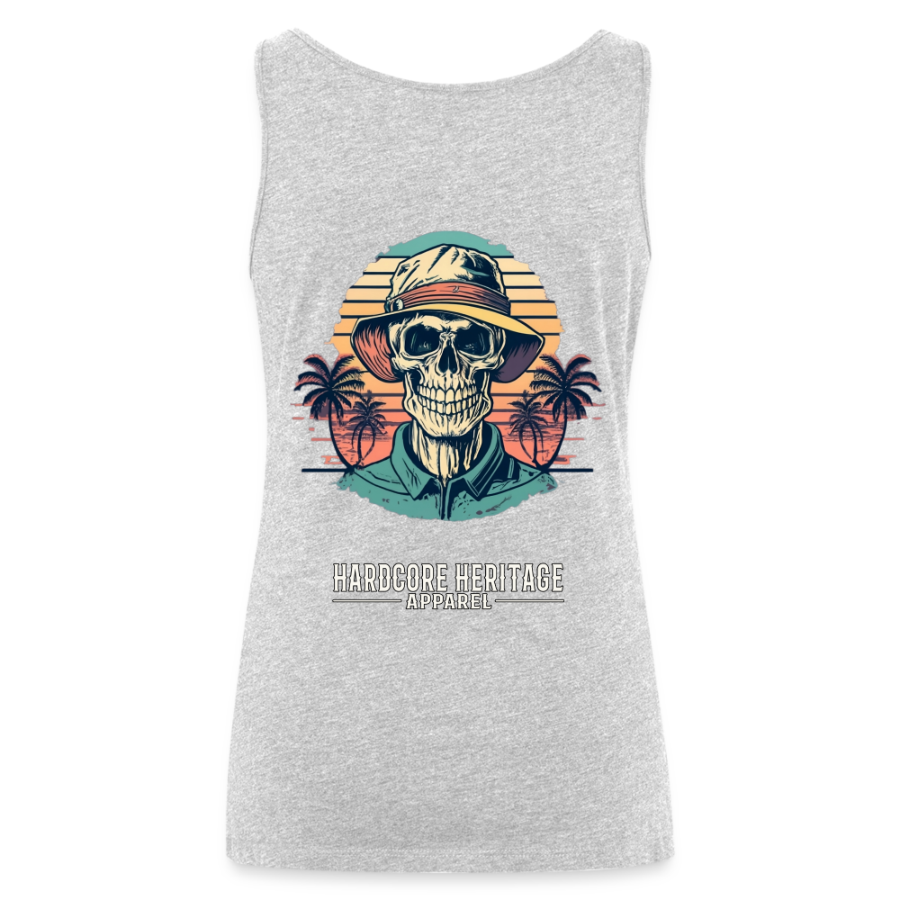 Island Retreat Women’s Tank - heather gray