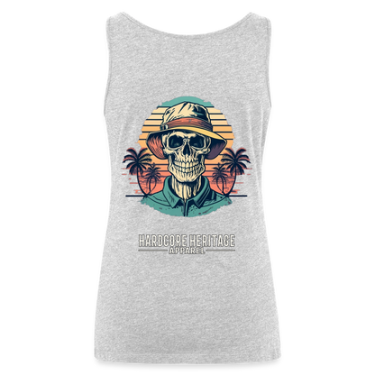 Island Retreat Women’s Tank - heather gray