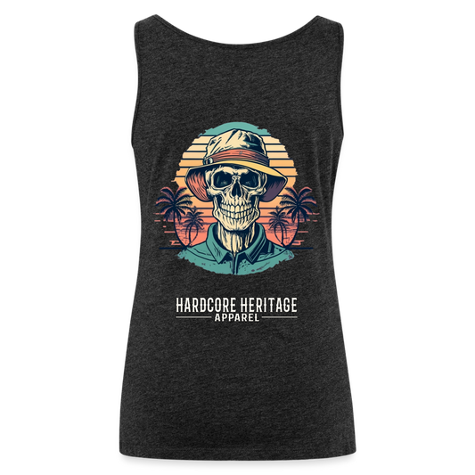 Island Retreat Women’s Tank - charcoal grey