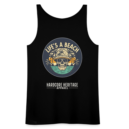 Life's a Beach Women’s Tank - black