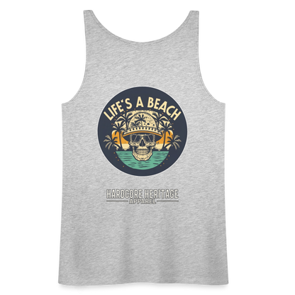 Life's a Beach Women’s Tank - heather gray