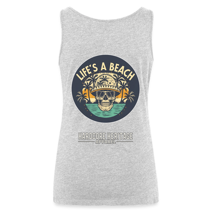 Life's a Beach Women’s Tank - heather gray