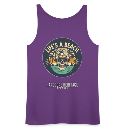 Life's a Beach Women’s Tank - purple