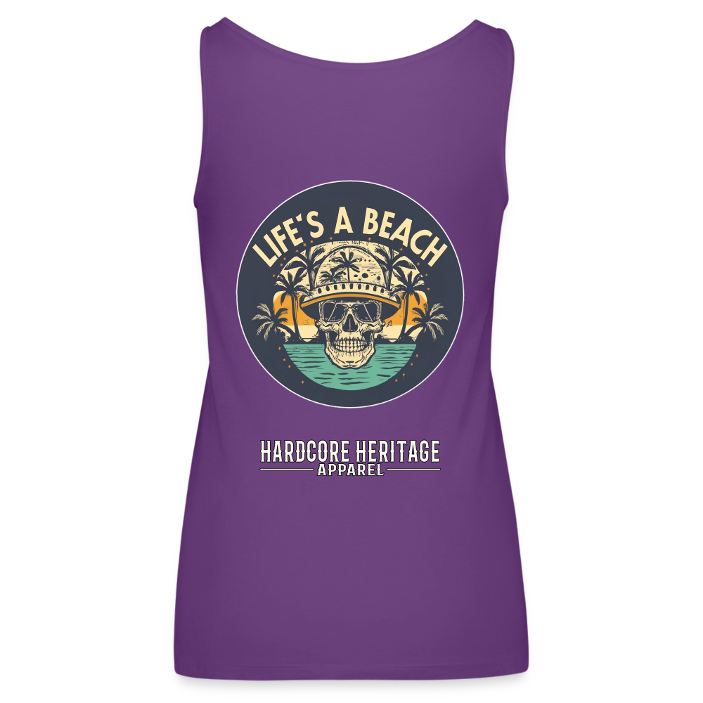 Life's a Beach Women’s Tank - purple