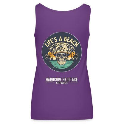 Life's a Beach Women’s Tank - purple