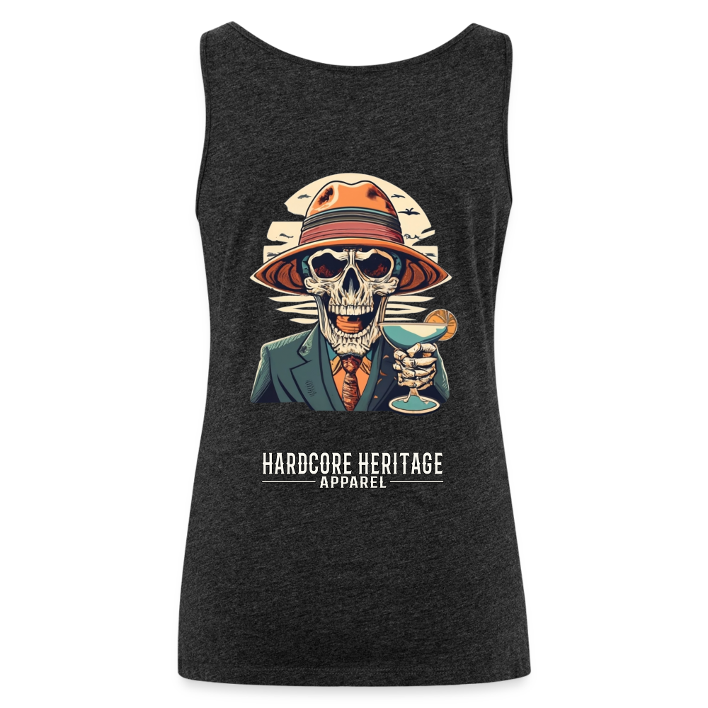 Happy Hour Women’s Tank - charcoal grey