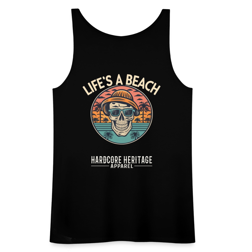 Life's a Beach v2 Women’s Tank - black