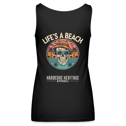 Life's a Beach v2 Women’s Tank - black