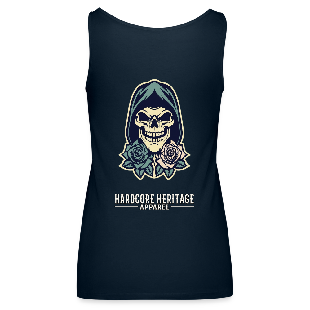 American Traditional Reaper Women’s Tank - deep navy