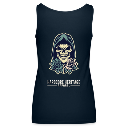 American Traditional Reaper Women’s Tank - deep navy